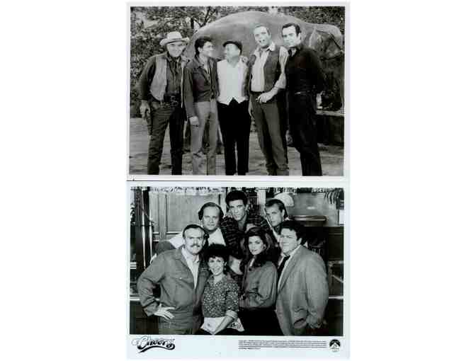 TV STILLS/PHOTOS LOT 2, varying dates, 8 titles, Bonanza, Cheers, Laugh-In, NYPD Blue