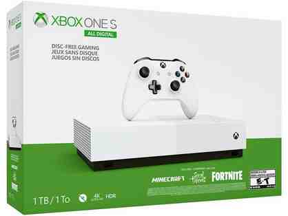 Xbox One S 1TB All-Digital Edition Console with Disc-Free Gaming