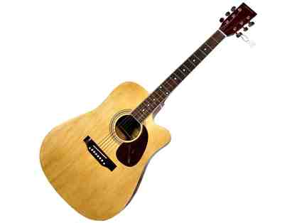 Shania Twain Signed Natural 6-String Acoustic Guitar