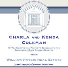 Sponsor: Charla and Kenda Coleman--Coleman Team, William Raveis Real Estate