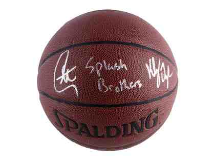 Splash Brothers Curry/Thopmson Signed Basketball