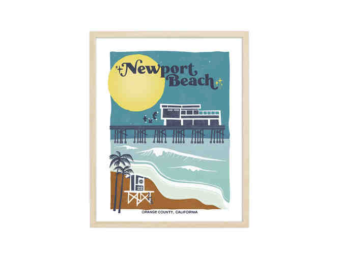 Newport Beach Art Print by Sunday Arvo