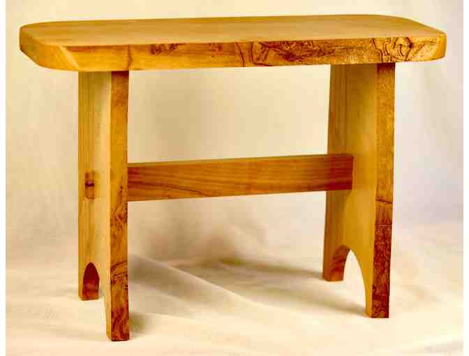 Rectangular All-Beech Side Table/Bench