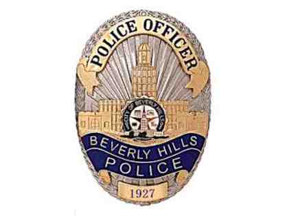 A Ride-Along with a police officer and a tour of the Beverly Hills Police Department
