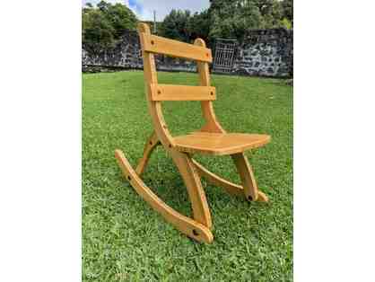 Handmade child's rocking chair