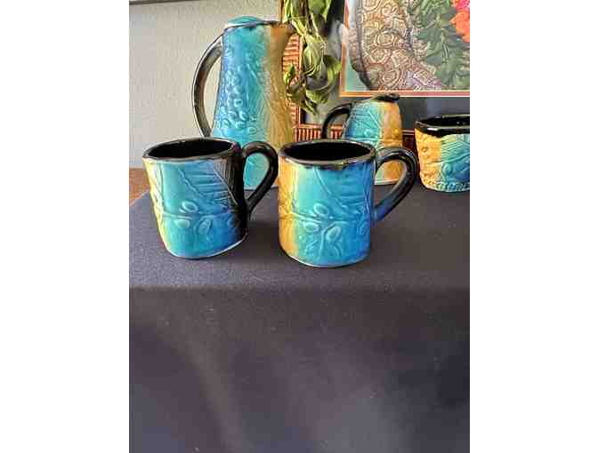 Ina Koch Pottery Coffee Set