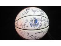 Dallas Mavericks Autographed Basketball by 2010-2011 CHAMPIONSHIP Team