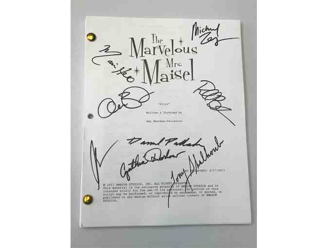 Autographed Pilot Script for The Marvelous Mrs. Maisel