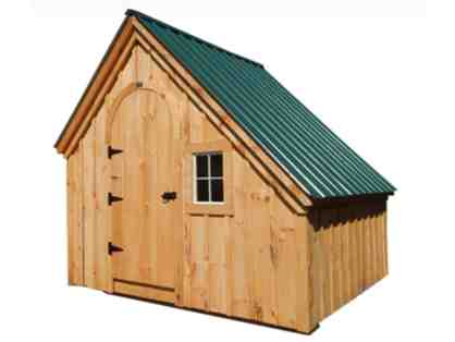 Jamaica Cottage 4X10 Hardware Shed, Complete Pre-Cut Kit