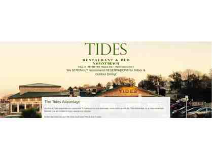 $20 Tides Gift Certificate