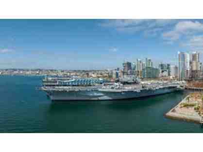 Family four pack of USS Midway Museum tickets!