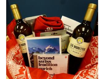 Authentic Raclette Grill and Gift Basket from the Swiss Consulate