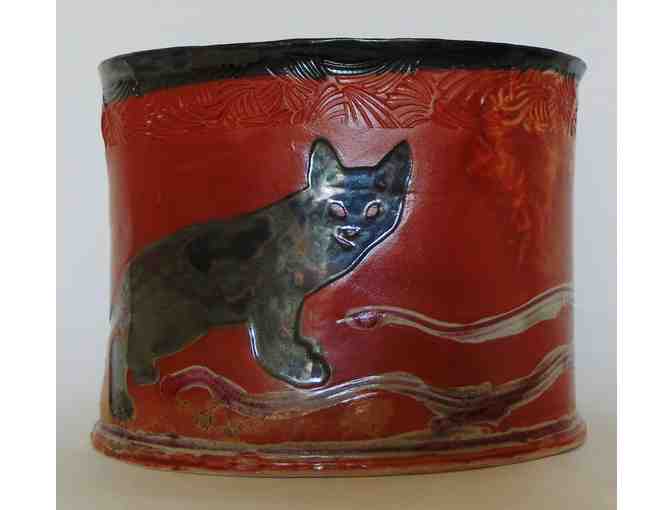 Clay Cats - Cat Pottery Planter