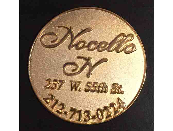 Nocello Fine Italian Cuisine.  $100 'Gold' Gift Coin