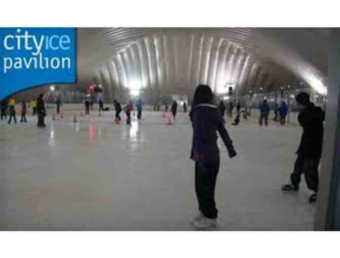 City Ice Pavilion: 4 Skating Passes With Skate Rentals