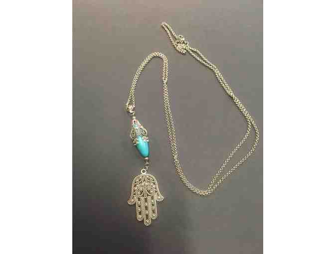 Necklace - Natural Turquoise Stone #1