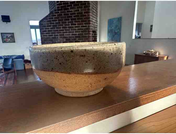 Set of two ceramic plates and bowls made by acclaimed chef Michael Ceraldi