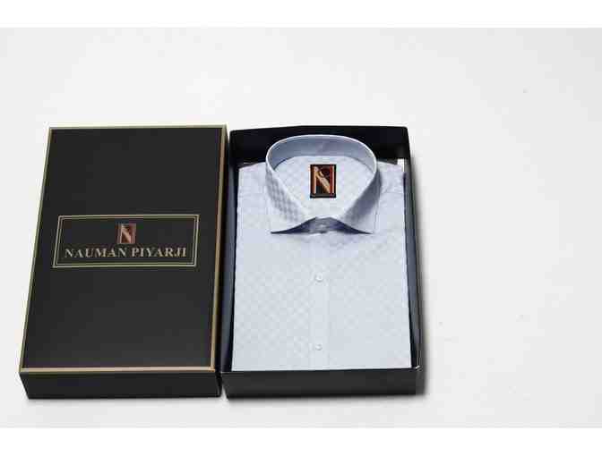 BESPOKE CUSTOM SHIRTS- Two Men's shirts by Nauman Piyarji