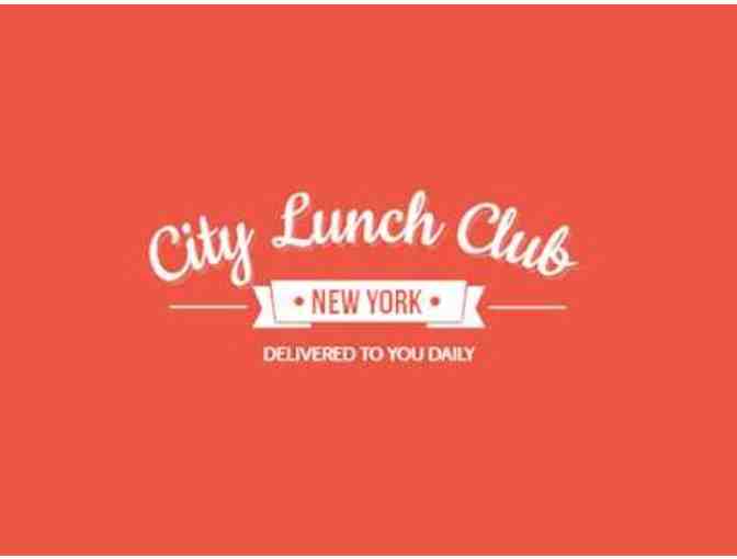 CITY LUNCH CLUB- 1-month lunch delivery subscription