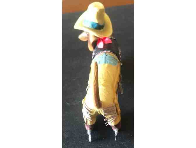 Cowboy Dachshund Figurine