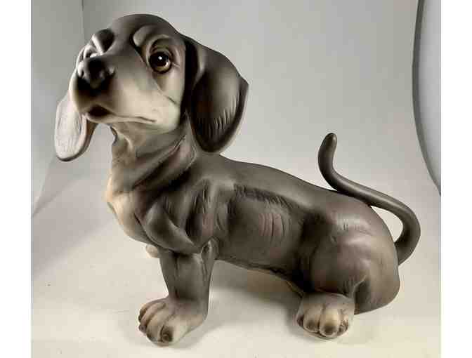 Music Box - Vintage 1980 Musical Dachshund MSR Imports Plays Edelweiss - Matte finish