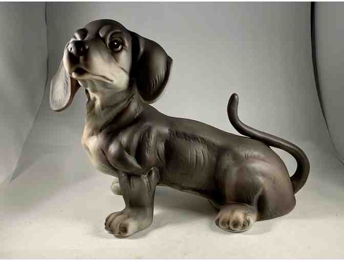 Music Box - Vintage 1980 Musical Dachshund MSR Imports Plays Edelweiss - Matte finish