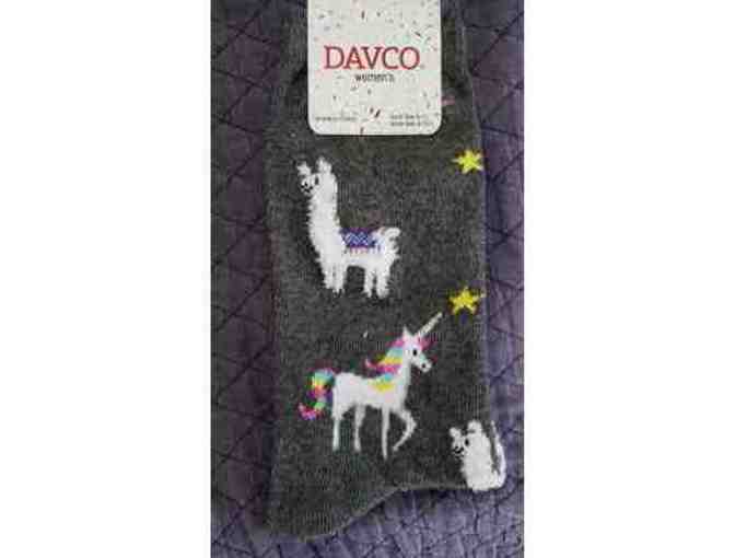 Grey Unicorn Socks