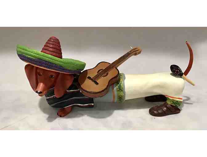 Westland Hot Diggity Dog Figurine - From 2007 - This is Cinco de Weiner! - Repaired