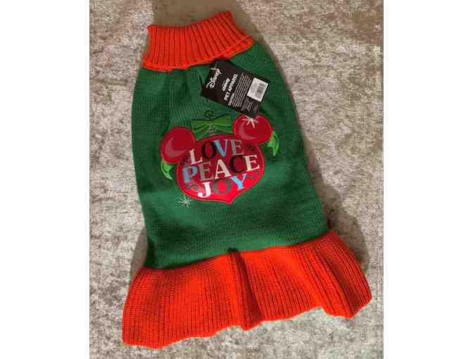 Mini Mouse Christmas Dog Dress - Size Medium - Love, Peace, Joy