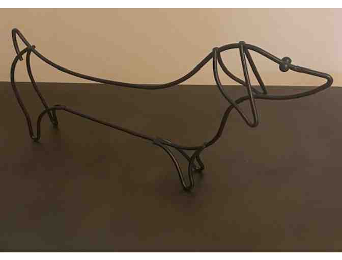 Metal Line Art Sculpture