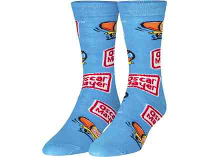 Oscar Mayer Crew Socks - Fits Men's Shoe Size 6-12 (and I'd say they are unisex)