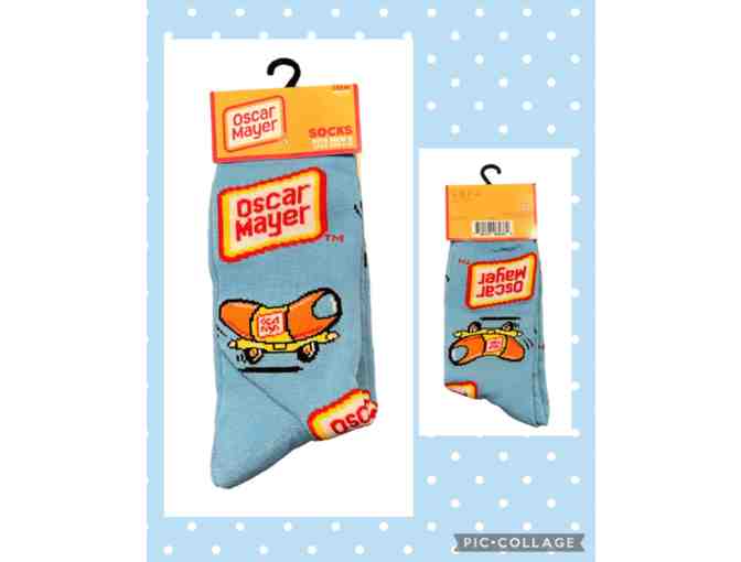 Oscar Mayer Crew Socks - Fits Men's Shoe Size 6-12 (and I'd say they are unisex)