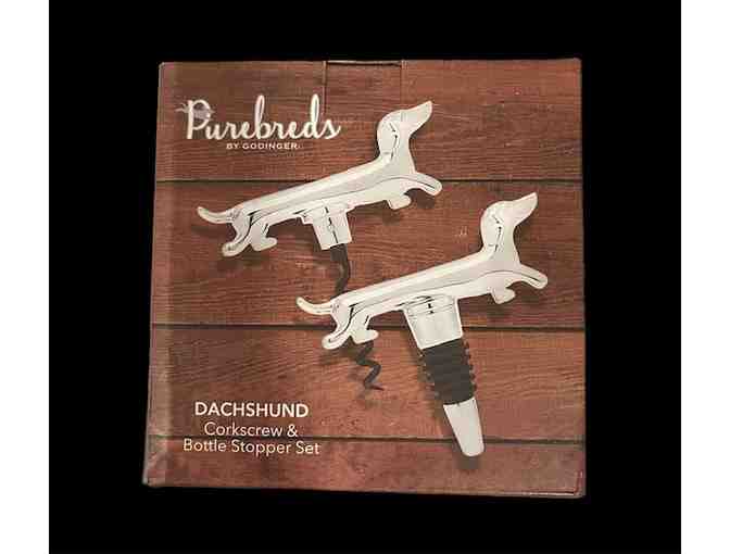 Wine Bottle Stopper and Corkscrew Set - Godinger brand!