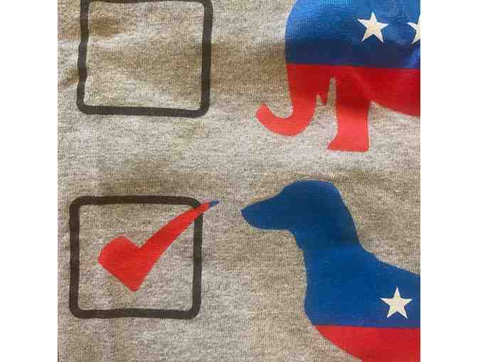 Ladies Vote for the Dachshund TShirt - Previously Loved One time