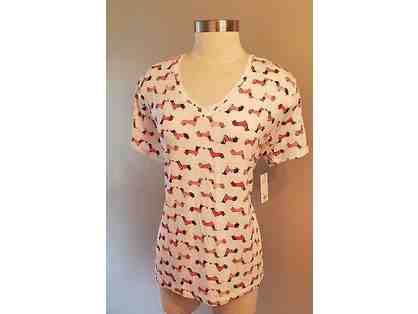 Women's Dachshund Casual Top - Size Small