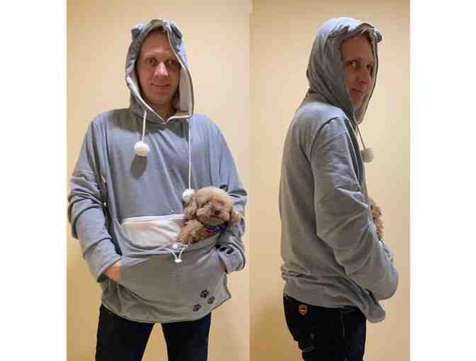 Fleece Cat or Small Dog Pouch Hoodie - Size XXL