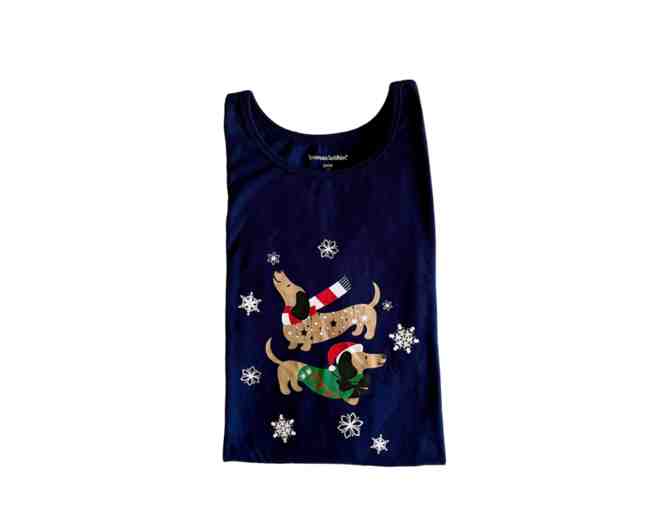 Holiday Dachshund Long Sleeve T-Shirt Size 22/24 1X