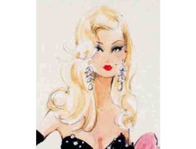 Portrait Illustration of you as Barbie created by Former illustrator of Barbie Magazine
