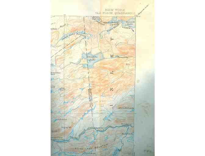 Old Forge Quadrangle Topographical Map, 1947