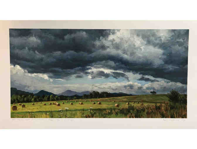 Paul Matthews Artist's Print 'Hay Bales Near Camp Dudley' 1998