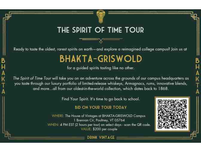 Bhakta Spirits Afternoon Tasting Experience