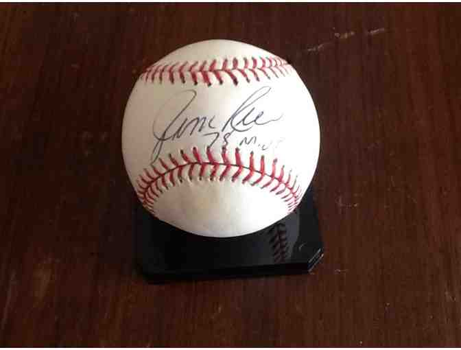 Jim Rice Boston Red Sox Autographed Baseball