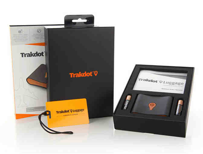 Trakdot Smart Luggage Tracker & 2-Yr Subscription