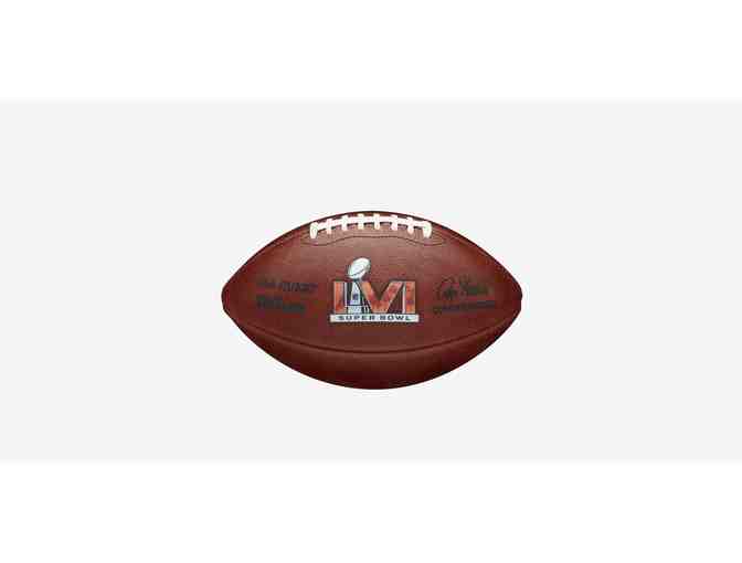 2022 NFL Super Bowl LVI Autographed Football