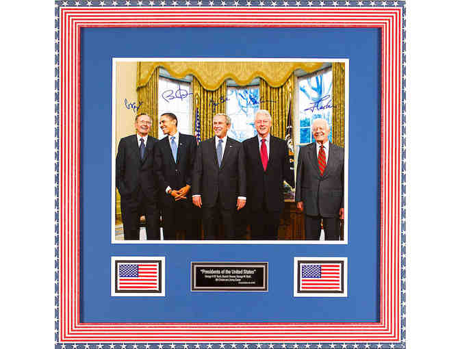 Five USA Presidents Autographed Limited Edition 11x14 Photo
