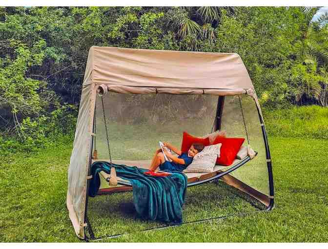 This Hammock With a Mosquito Net Tent Is The Ultimate Way To Relax Outside
