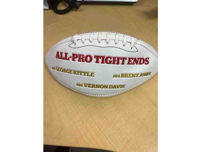 San Francisco 49ers Authentic All-Pro Tight Ends Football - Photo 1