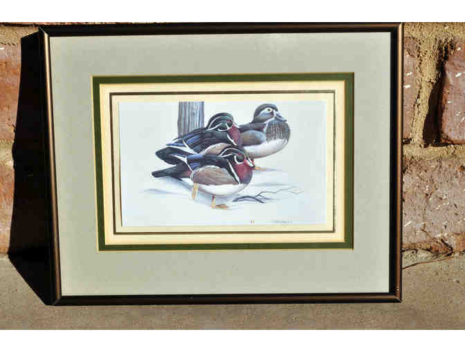 Vintage Duck Art Prints (2) - Framed - Prints Watercolors by Art LaMay