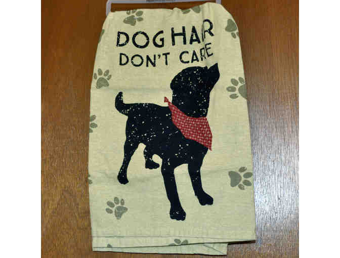 Dish Towel - Dog Hair Don't Care - Primitives by Kathy