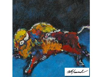 AAAA !! Prance under the Moon by Bob Howard  ORIGINAL PIECE: Oil on stretched canvas.